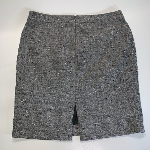 Khaki Krew | Gray Tweed Skirt Medium B07 - Picture 8 of 9